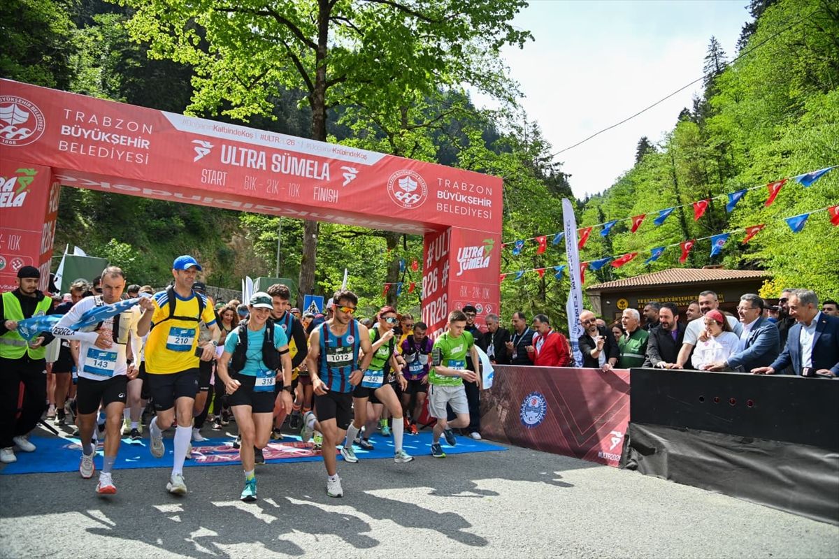 Trabzon'da '4. Uluslararası Ultra Sümela Maratonu' koşuldu