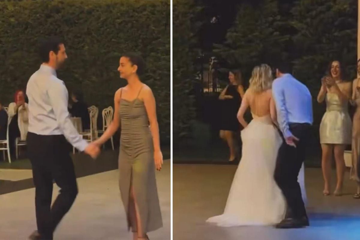 Oyuncu Aytek Şayan düğünde Kafkas dansı yaparken