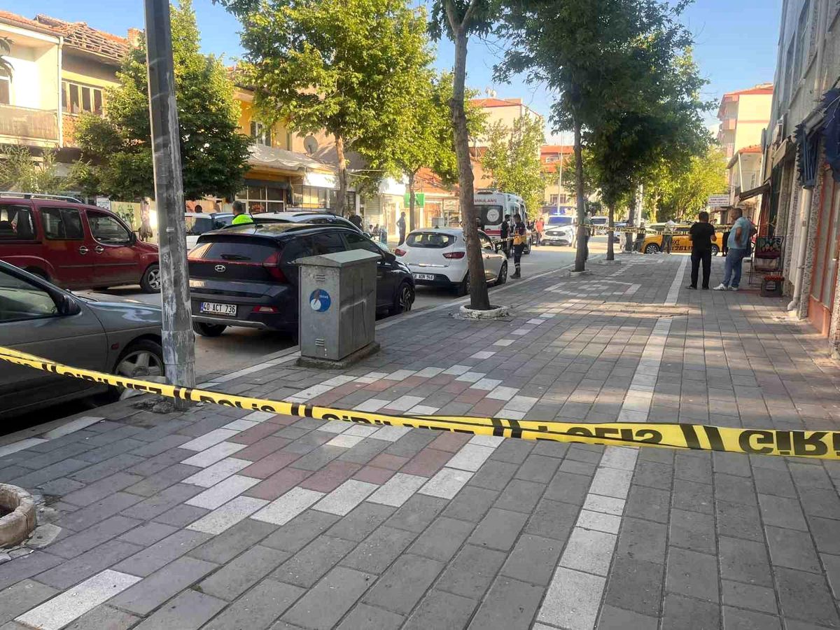 Yozgat'ın Yerköy ilçesinde silahlı kavga sonucu bir kişinin hayatını kaybettiği olay yeri.