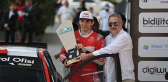 50. Yeşil Bursa Rallisi'nde kazanan genç pilot Kerem Kazaz oldu