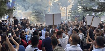 Adana Demirspor taraftarlarından 'Yaşasın Demirspor' yürüyüşü