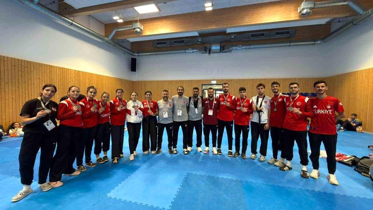 Almanya'da milli taekwondocular zirvede