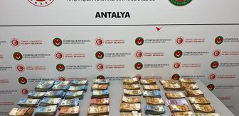 Antalya Havalimanı'nda bebek bezine gizlenmiş 381 bin avro ele geçirildi