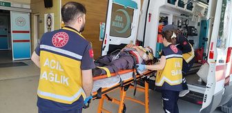 Bursa'da traktörün devrildiği kazada 1 kişi yaralandı