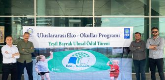 Çorum'da 2 okula uluslararası Yeşil Bayrak ödülü verildi