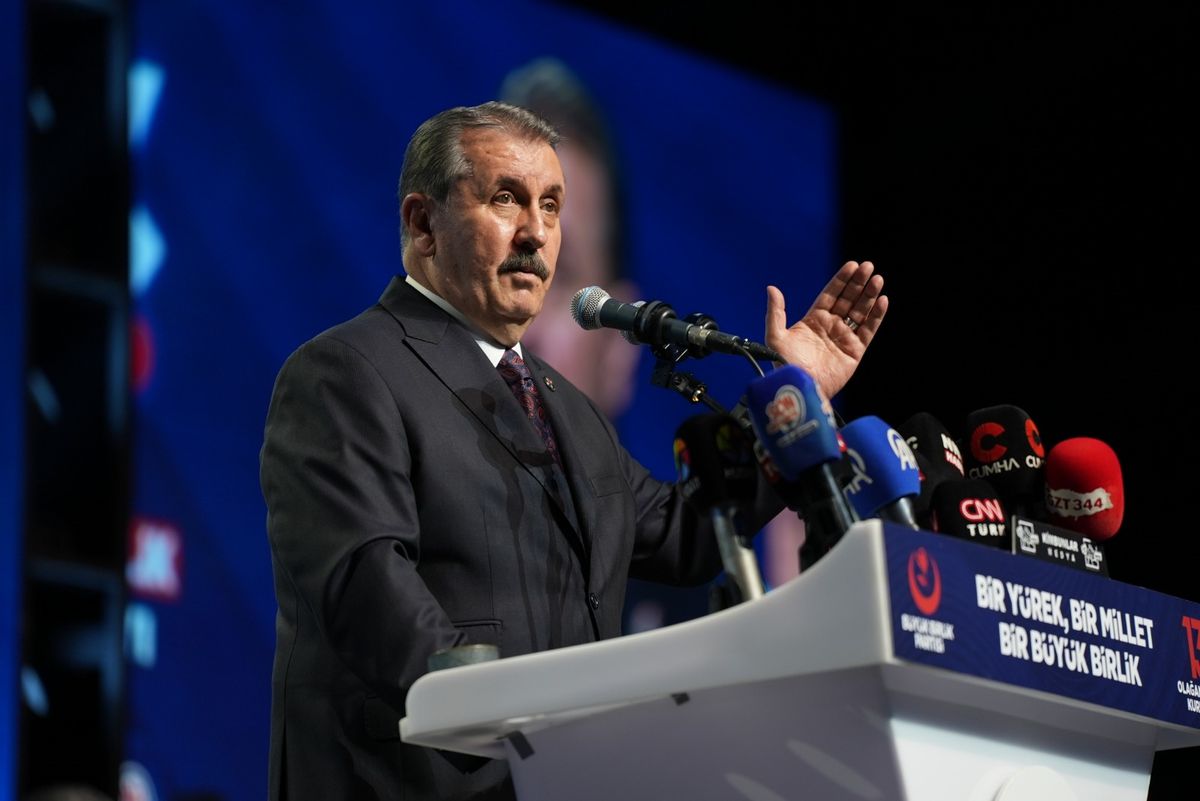 Mustafa Destici, BBP 13. Olağan Kurultayı'nda yeniden genel 