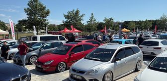 Modifiye araç tutkunları Tekirdağ'da buluştu