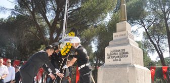 Ödemiş'te ilk kurşunun 107'nci yıl dönümü dolayısıyla tören düzenlendi
