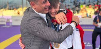 Roma Grand Prix'sinde şampiyon olan milli tekvandocu Berkay, yükselişini sürdürdü
