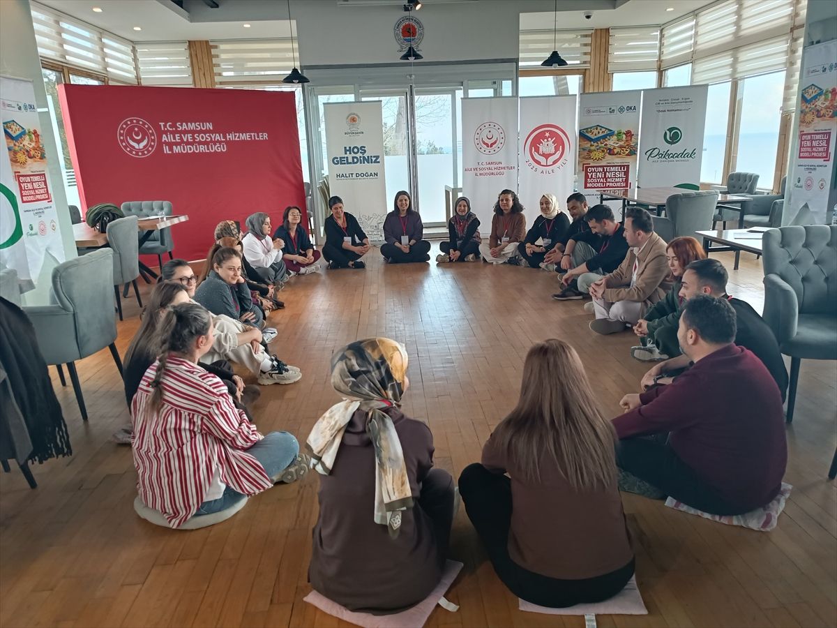Samsun'da 'Oyun Temelli Yeni Nesil Sosyal Hizmet Projesi' tamamlandı