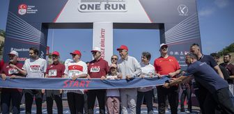 Ulaştırma ve Altyapı Bakanı Uraloğlu 'One Run' yol koşusuna katıldı
