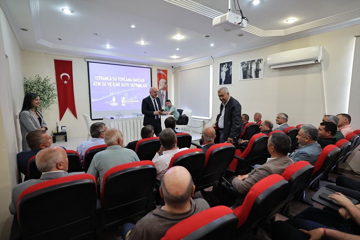 Vize'de Istranca Su Toplama Havzası İçme Suyu Yatırım Projesi toplantısı yapıldı