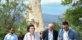 Yunanistan Kültür Bakanı Lina Mendoni, Kapadokya'yı gezdi
