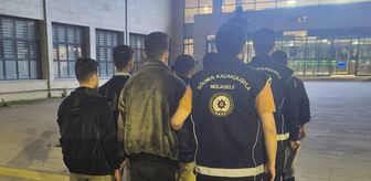 Afyonkarahisar'da yakalanan 8 düzensiz göçmen sınır dışı edildi