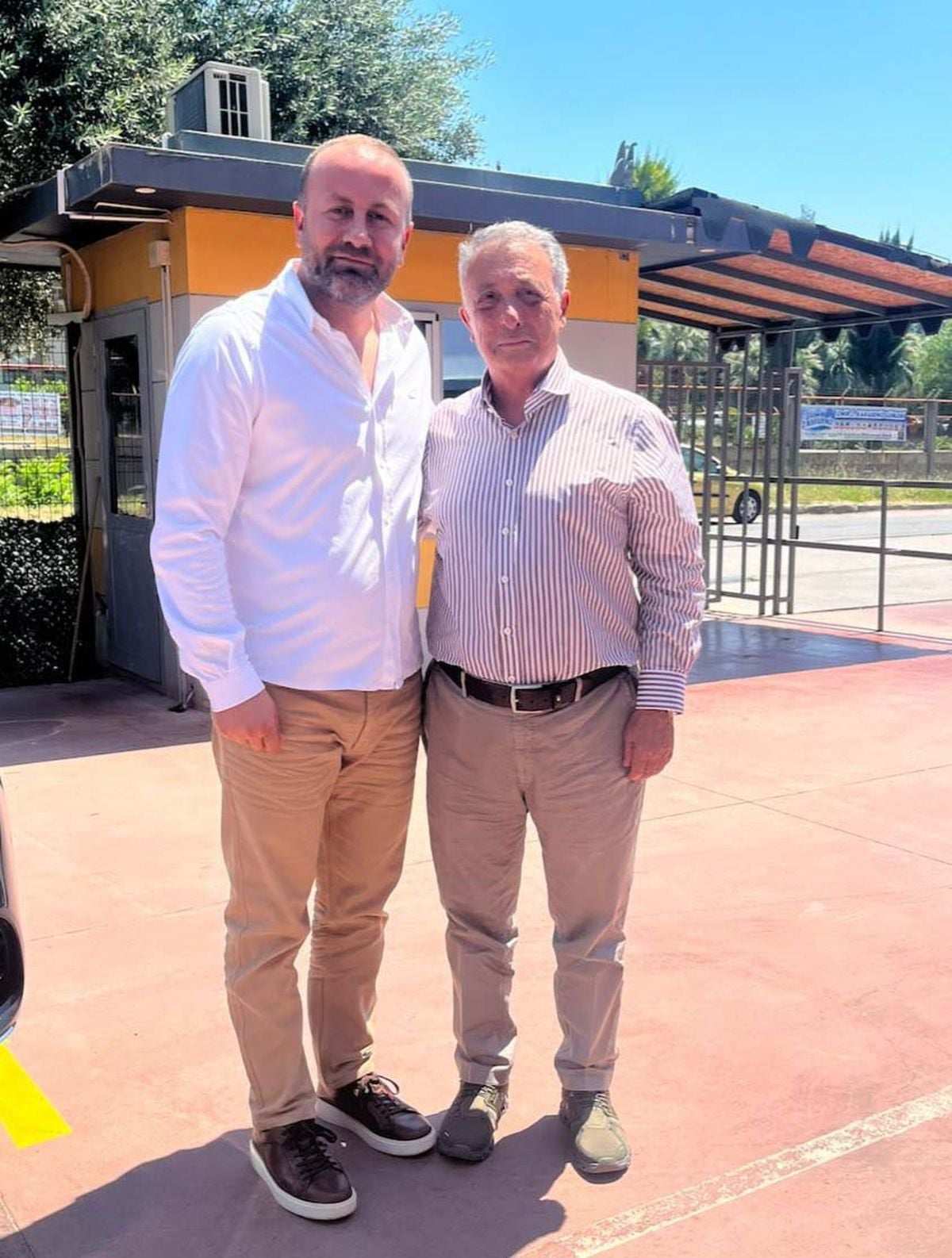 Altay Başkanı Sinan Kanlı İzmir'de Ahmet Nur Çebi ile buluşt