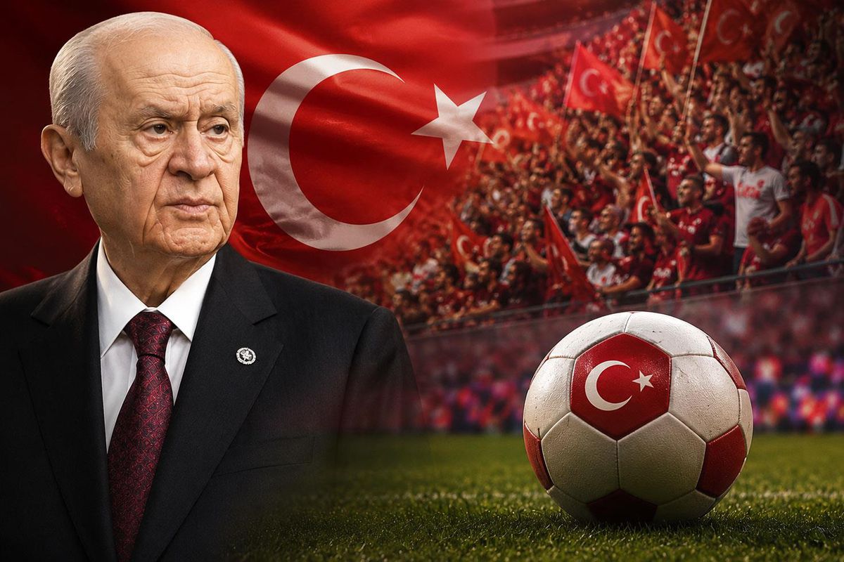 A Milli Futbol Takımı logosu ve Türkiye bayrağı görseli