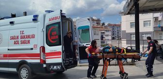 Boyabat'ta otomobilin çarptığı akülü engelli aracındaki kişi yaralandı