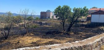 Çanakkale'de otluk alanda çıkan yangın söndürüldü