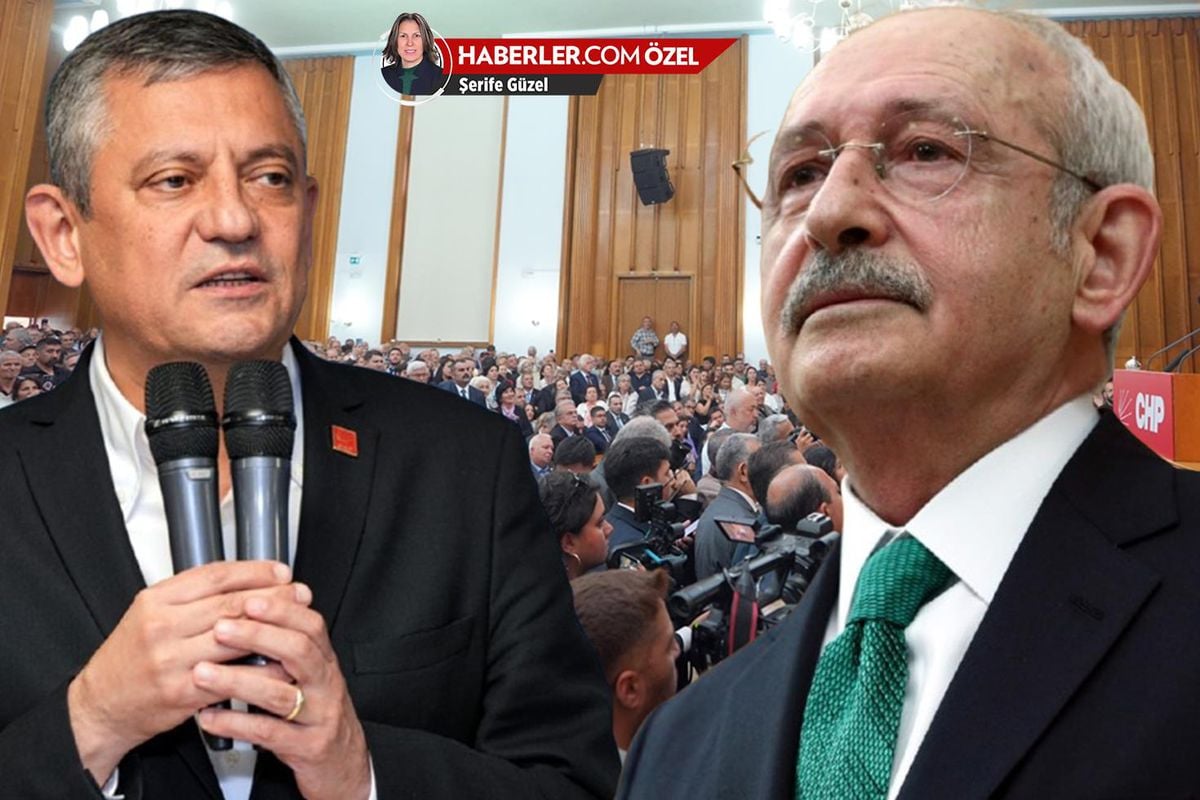 CHP'nin grup toplantısında Kılıçdaroğlu ve Özel'in taraftarl