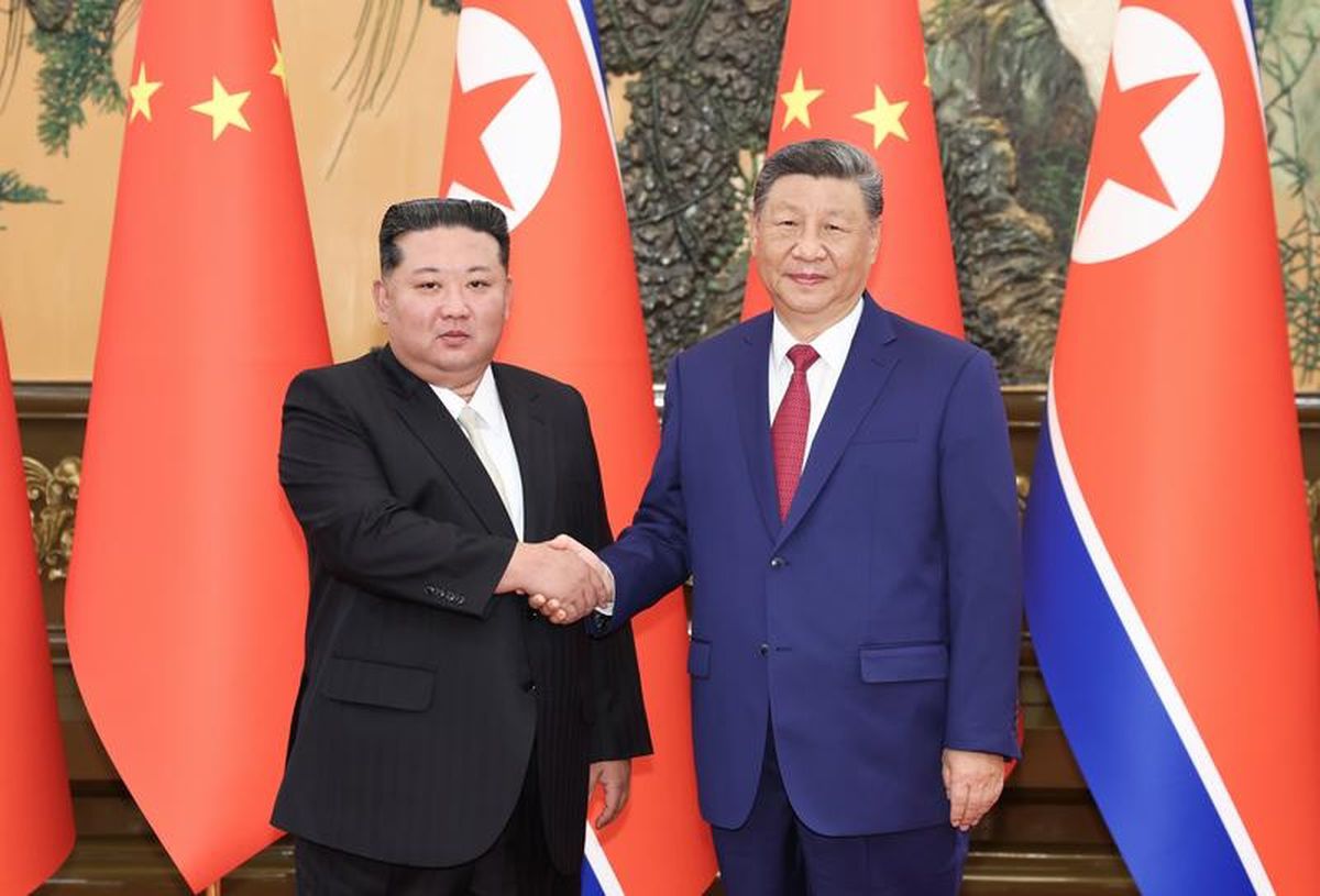 Çin Devlet Başkanı Şi Cinping, Kuzey Kore lideri Kim Jong Un