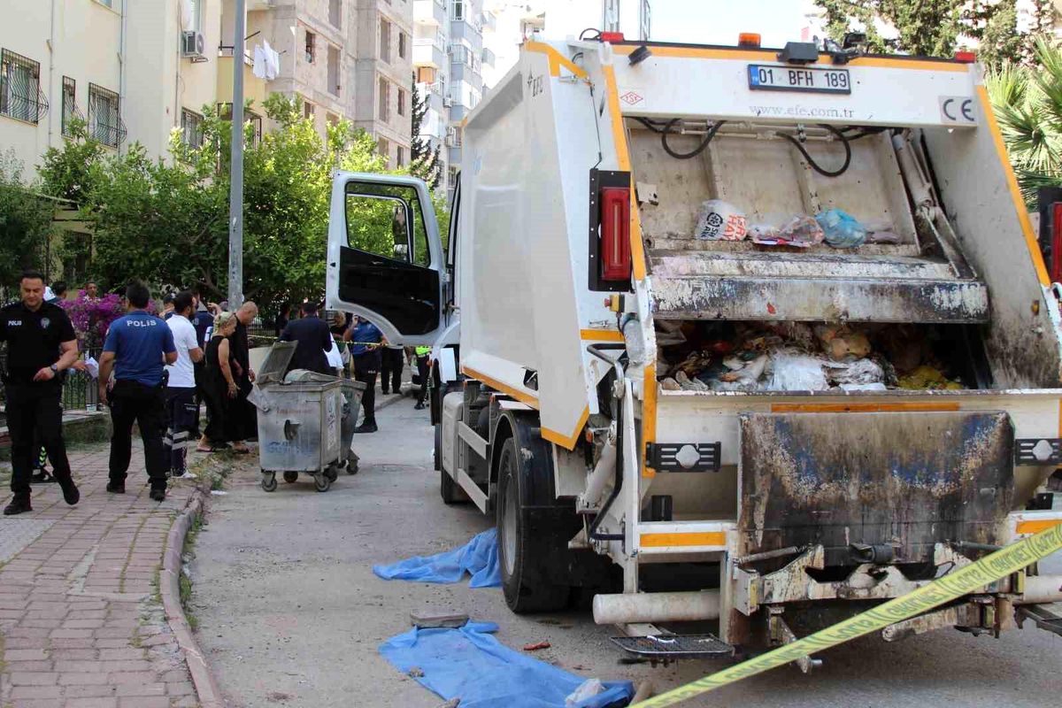 Çöp kamyonunun çarptığı yaşlı kadın hayatını kaybetti