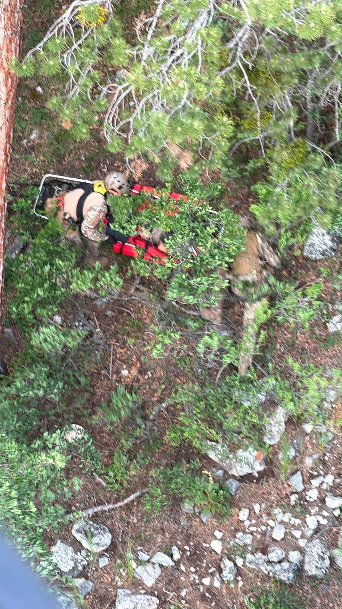 Çorum'da dağ yürüyüşü sırasında kaybolan kişi, helikopterle 