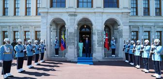 Cumhurbaşkanı Erdoğan, Venezuela Geçici Devlet Başkanı Rodriguez'i resmi törenle karşıladı