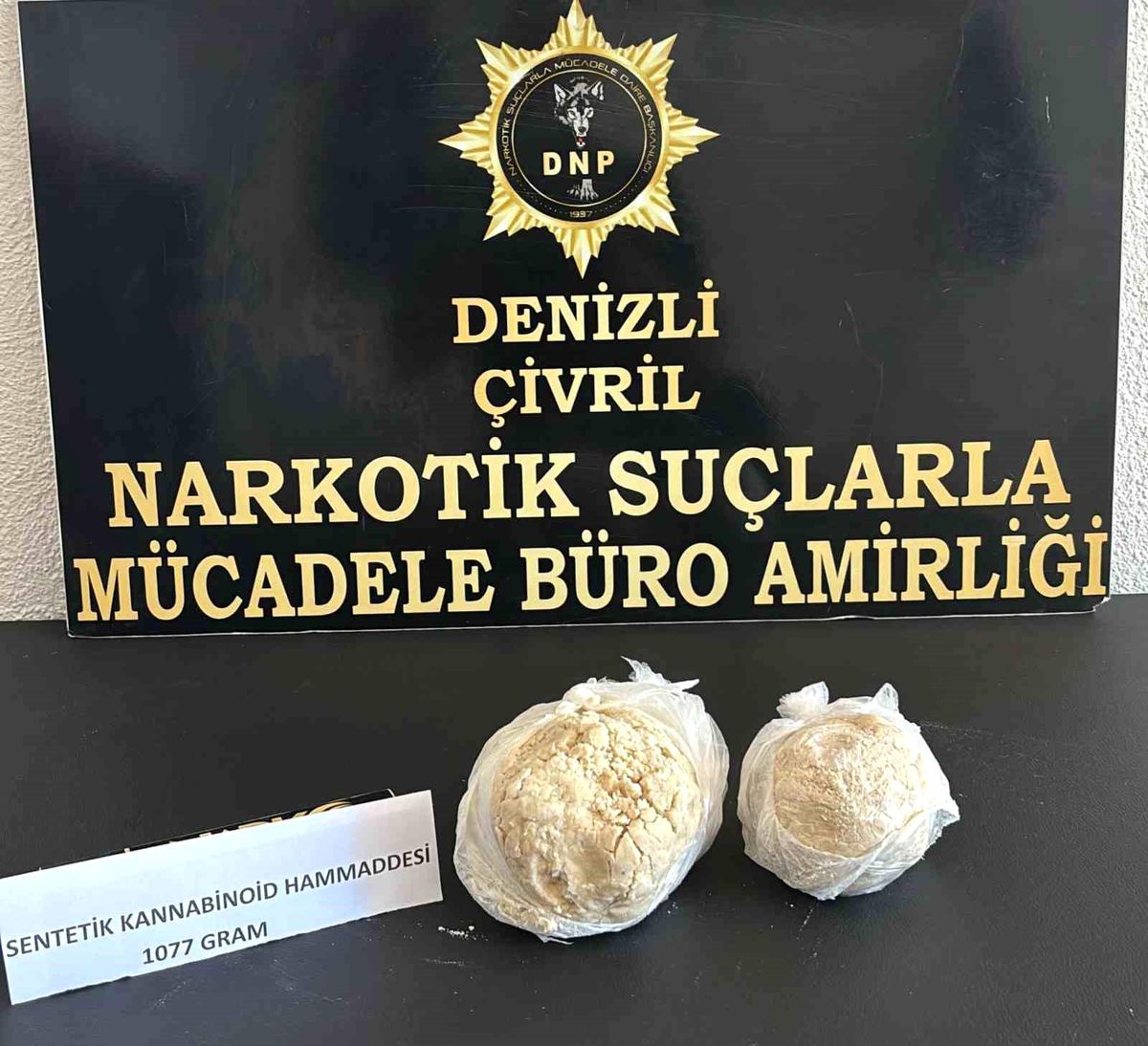 Denizli'de 1 milyon kullanımlık uyuşturucu madde ele geçiril