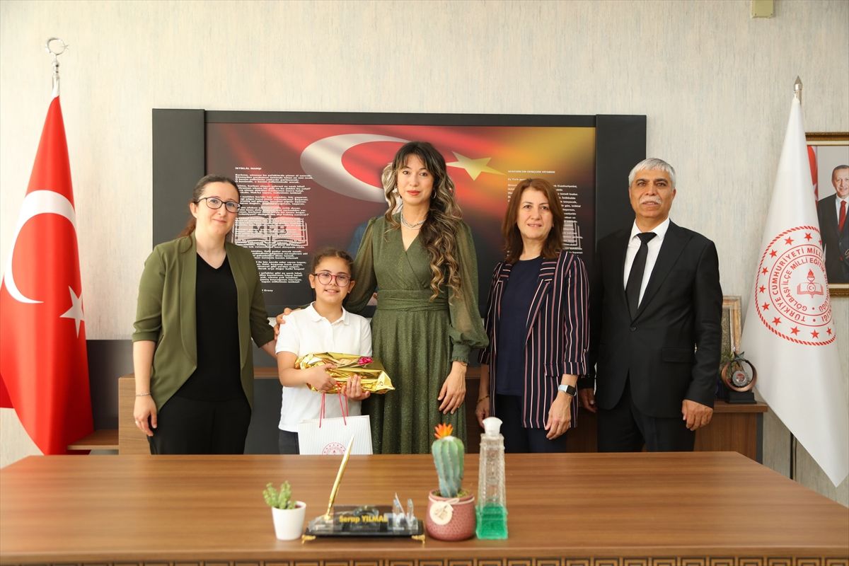 Gölbaşı Tek İlkokulu öğrencisi, "Sıfır Atık Yarışmasında" Tü