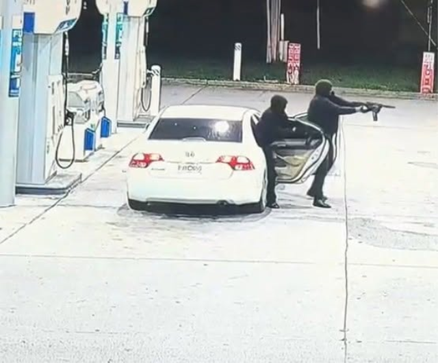 Gunfire at Gas Station