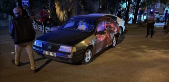 Karabük'te 2 kişinin yaralandığı zincirleme kaza güvenlik kamerasında