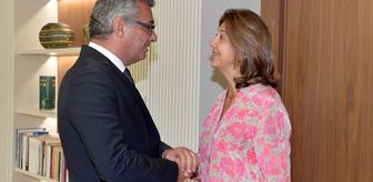 KKTC Cumhurbaşkanı Erhürman, BM Genel Sekreteri'nin Kıbrıs Şahsi Temsilcisi Cuellar'ı kabul etti