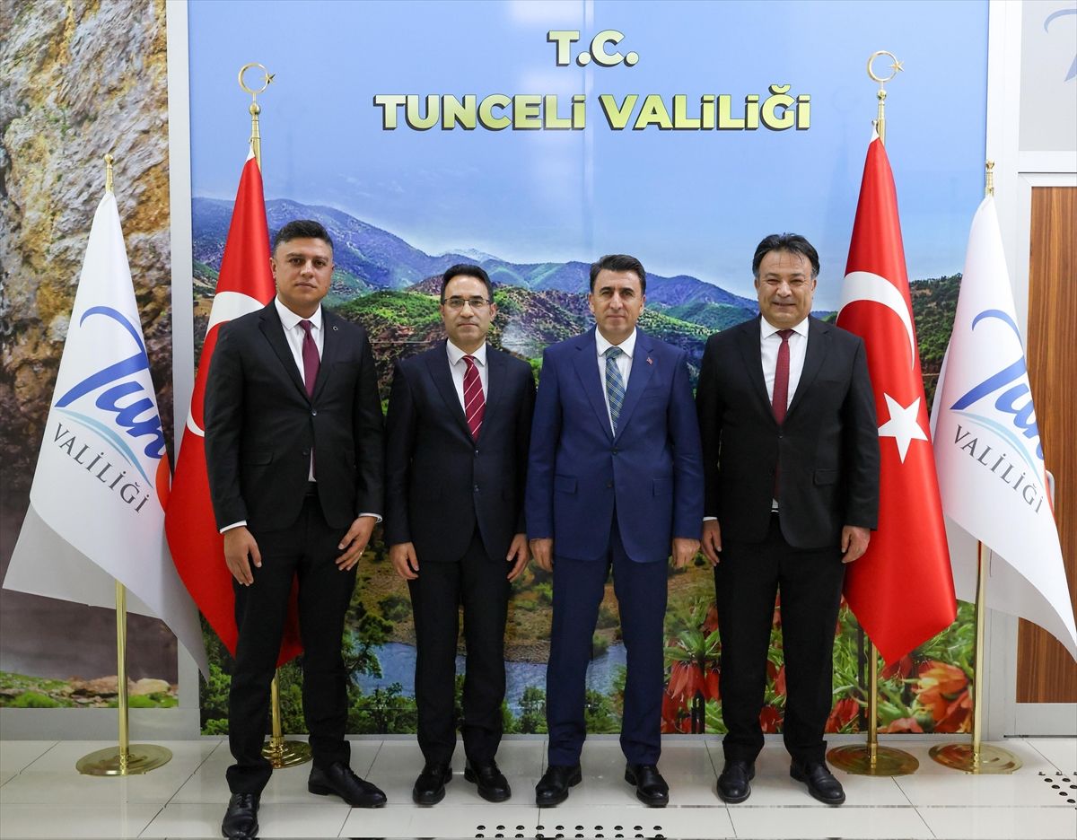 Milli Eğitim Bakanlığı Başmüfettişi Bulut, Tunceli Valiliğini ziyaret etti