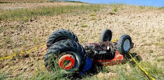Nevşehir'de devrilen traktörün altında kalan sürücü öldü
