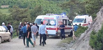 Samsun'da uçuruma yuvarlanan traktördeki 1 kişi öldü, 1 kişi yaralandı