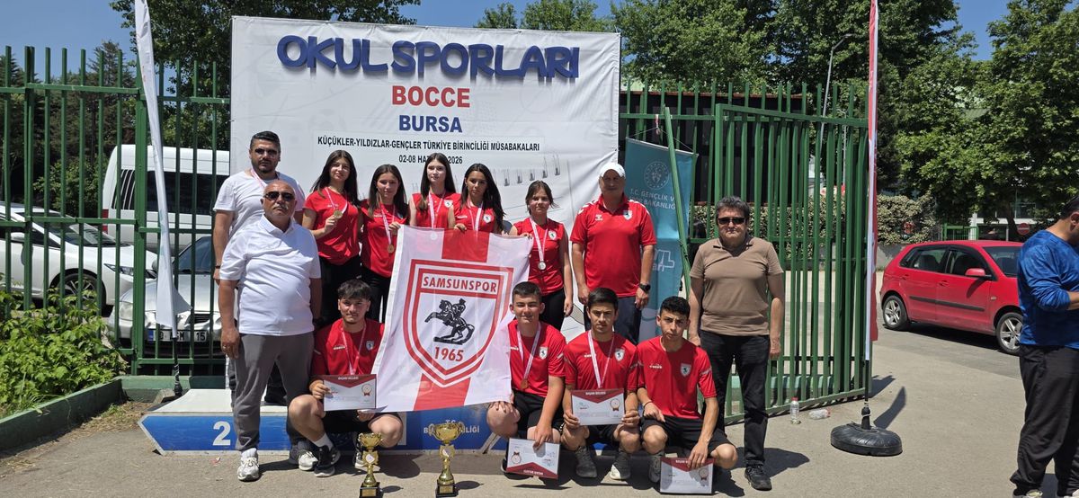 Samsunspor Bocce Takımı, üst üste ikinci kez Türkiye Şampiyo