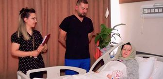 Şanlıurfa'da karnından 29 santimetre kitle çıkartılan kadın sağlığına kavuştu