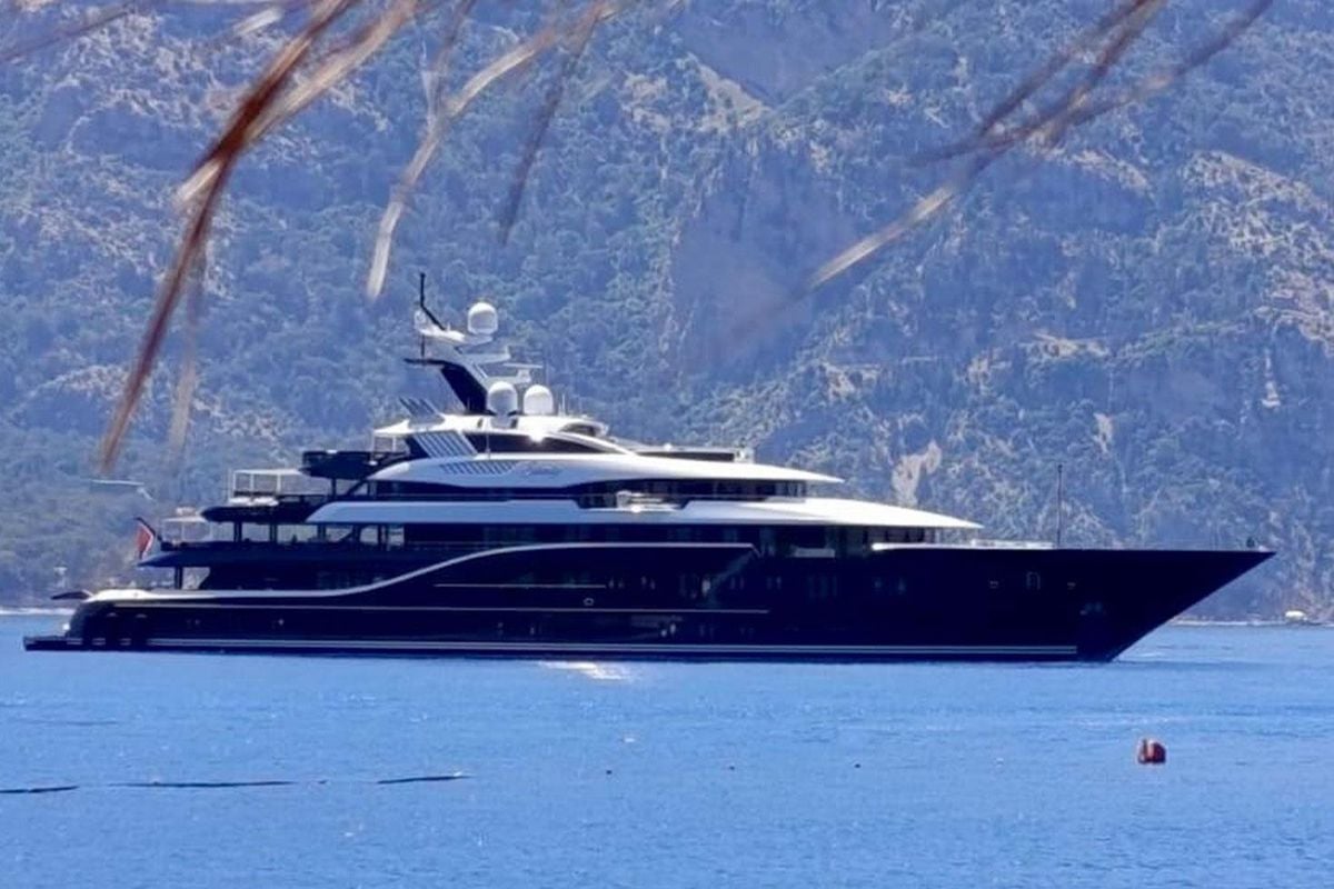 150 Milyon Dolarlık Lüks Yat Bodrum'da