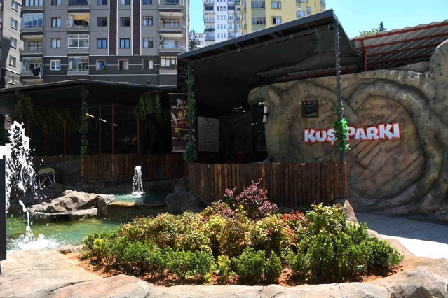 Trabzon’da kuş parkı ilgi çekiyor