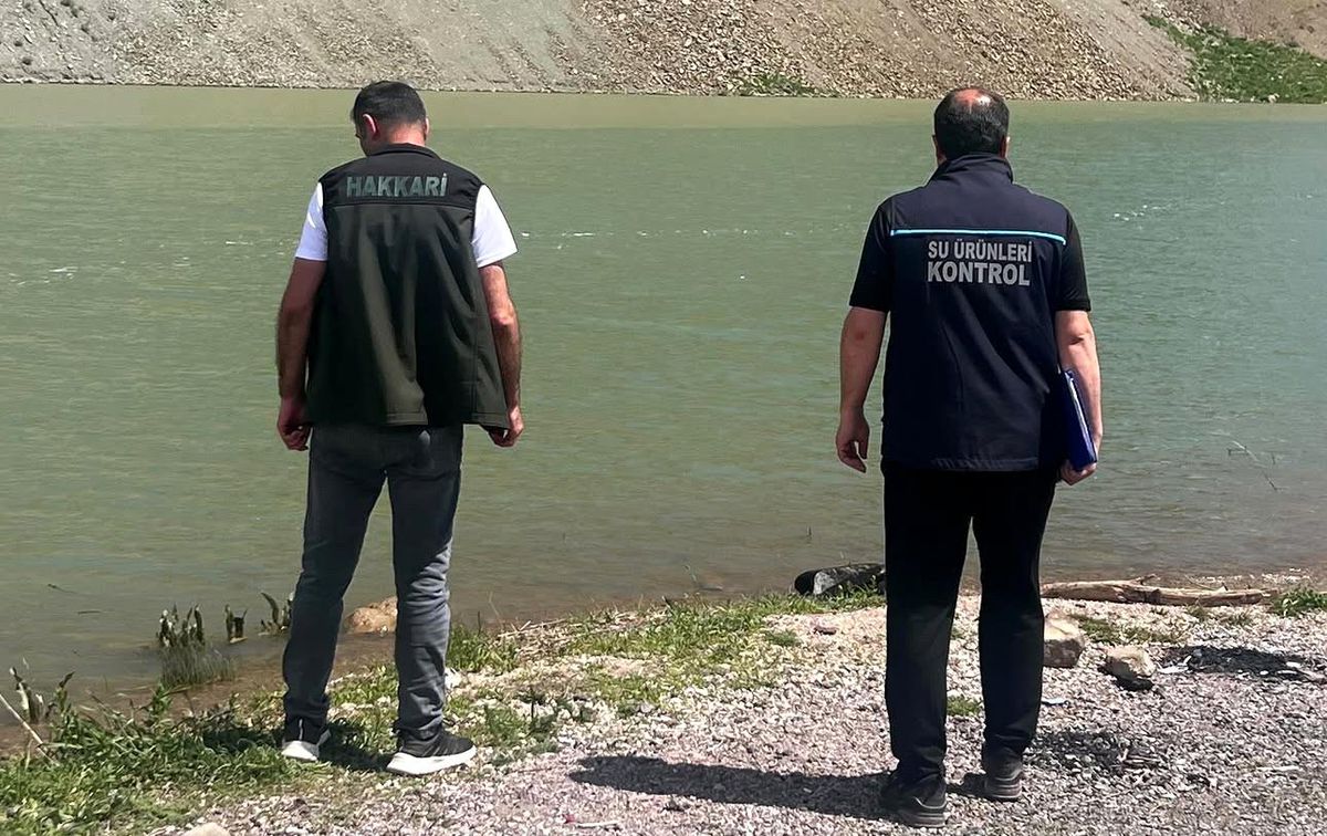 Yüksekova'da su ürünleri denetimleri sürüyor