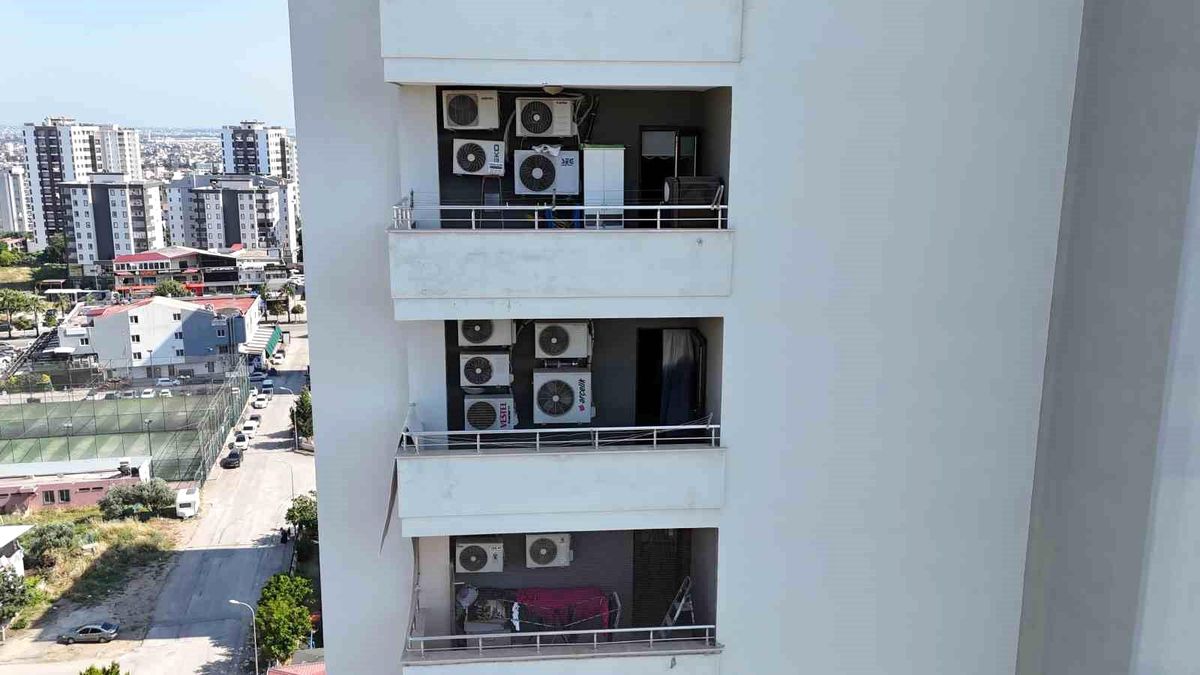 Adana'da aşırı klima kullanımı hem sıcaklığı artırıyor hem çevre kirliliği yapıyor