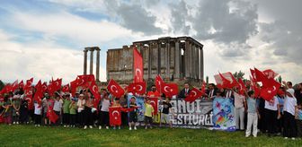 Aizanoi Antik Kenti'nde Spor Festivali düzenlendi