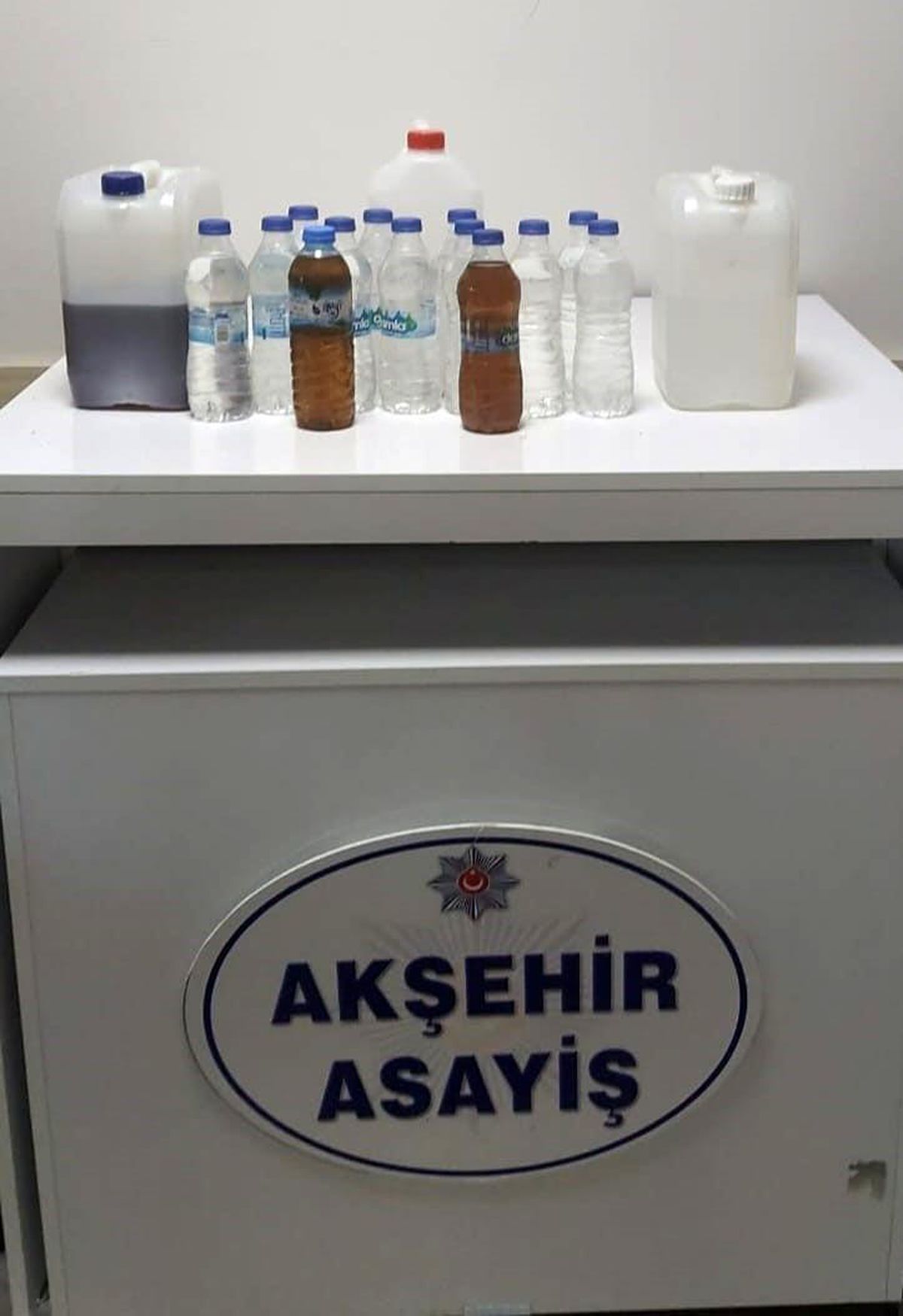 Akşehir Polisi sahte içki imalatına geçit vermedi