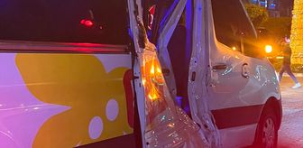 Alanya'da minibüsle çarpışan motosikletin sürücüsü öldü