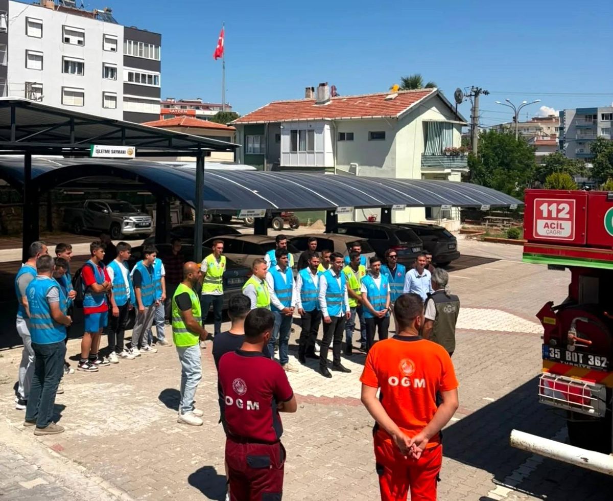 Aliağa Ülkü Ocakları'na uygulamalı orman yangınları eğitimi