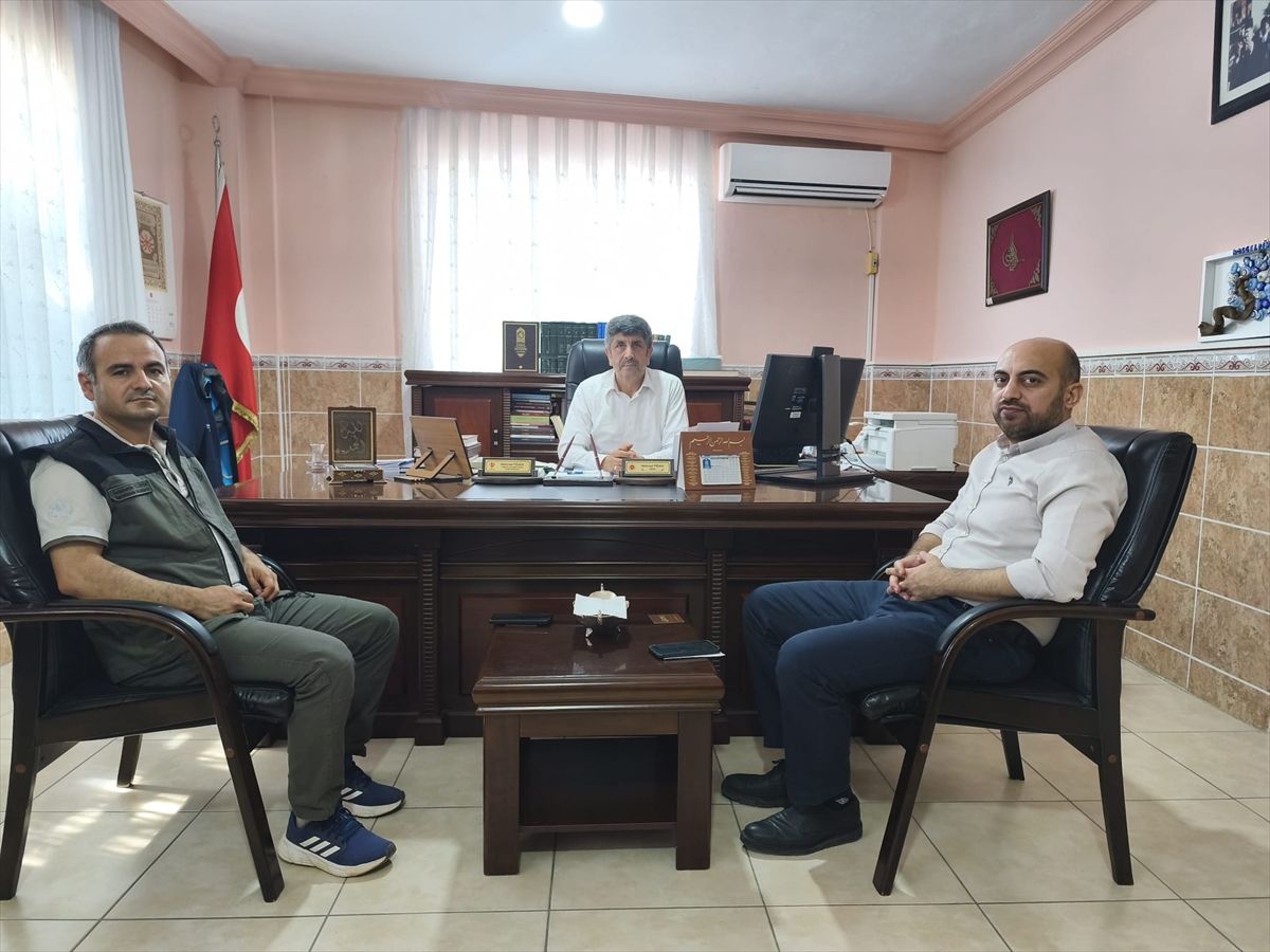 Anamur Orman İşletme Müdürü Yıldırım'dan İlçe Müftüsü Fidan'a ziyaret