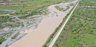 Aras Nehri'nin debisi karların erimesiyle yükseldi