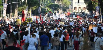Tiran'da Trump bağlantılı turizm projesine 10 gündür protesto