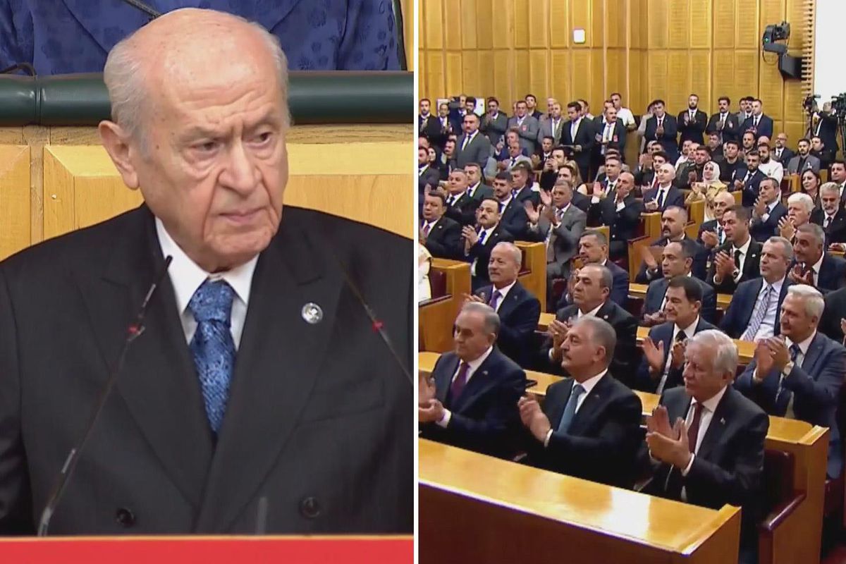 Bahçeli, parti grubunda A Milli Takım için hazırlattığı marş