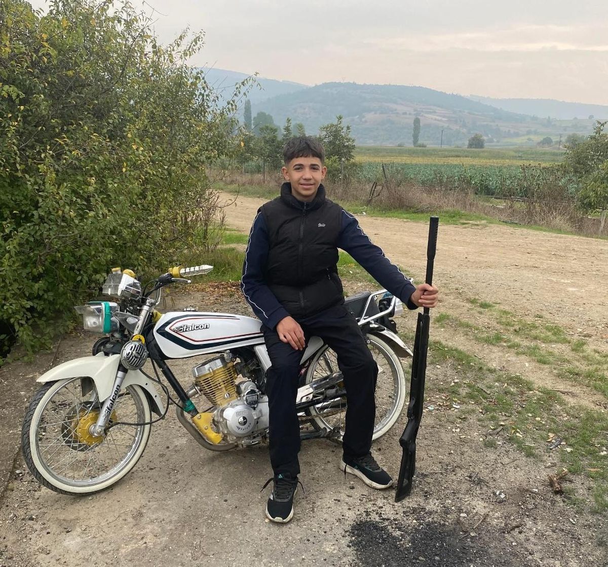 Bir gün önce satışa çıkardığı motosikletiyle yaptığı kazada 